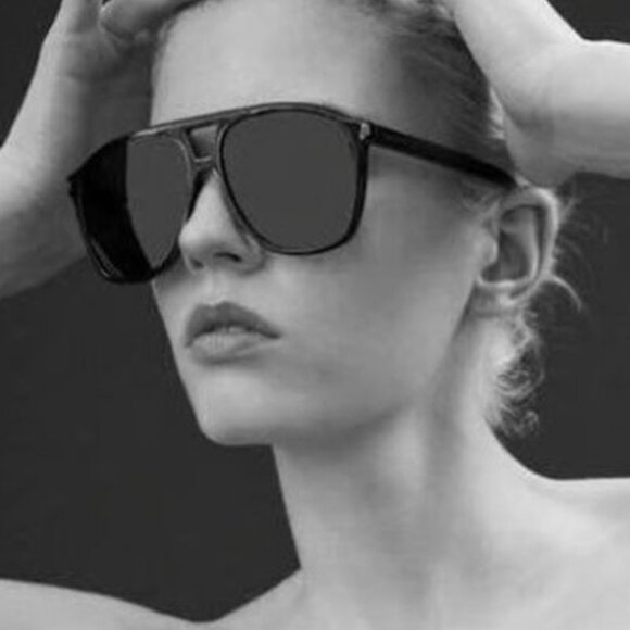 NWT SAINT LAURENT BLACK WOMEN SUNGLASSES - Picture 3 of 4